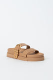 SIMKHAI Aida Buckle Sandal Camel *