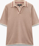 Rag & Bone Harvey Pique Johnny Polo Desert