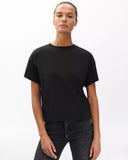 Rag & Bone Kelly Boxy Jersey Tee Black