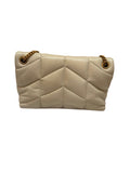 Saint Laurent Small Lou Lou Puffer Bag White Nappa Leather