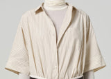 Citizens of Humanity Claire Origami Shirt  Ciro Stripe