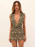 Vix Cindy Short Cover Up Dress Multi