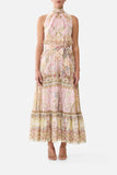 Camilla Necktie Dress With Elasticated Waist In The Name Of