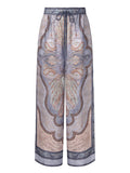 Zimmermann Wanderlust Relaxed Pant Tapestry Blue