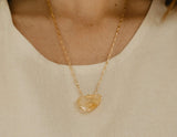 Van Palma Stone Necklace Medium Citrine