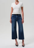 Citizens of Humanity Lyra Wide Leg Crop in Augusta — sustainable wide leg pants at Low Key Fashion House Key West
