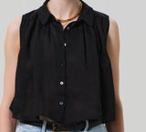 Citizens of Humanity Ambrose Sleeveless Top Black