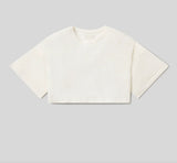 Citizens of Humanity Crop Cape Tee Off White