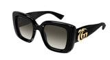 Gucci Evelyn Black Frame w/ Grey Lens Sunglasses