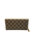 Gucci Horsebit 1955 Gg Supreme Zip Around Wallet