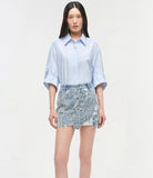 SIMKHAI Winnie Mini Skirt Boca