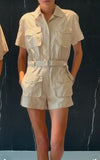 SIMKHAI Stevie Romper Sand