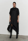 SIMKHAI  Sadia Cape Mini Dress Black