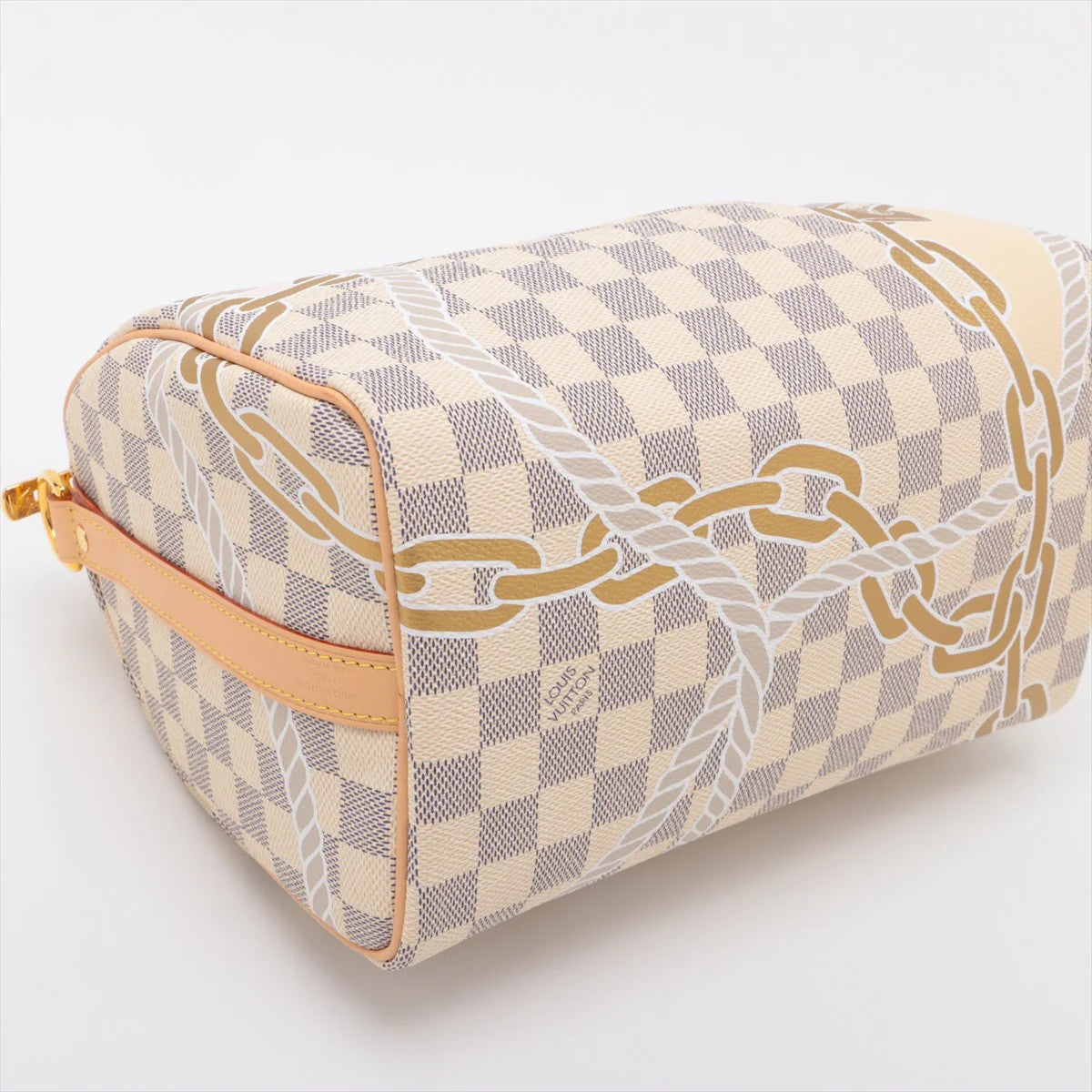 Louis Vuitton White Damier Azure Nautical Speedy Bandoulière