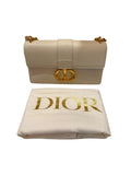 Dior 30 Montaigne East-West Chain Bag Latte Calfskin