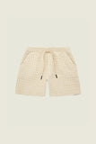 OAS Porto Waffle Shorts Ecru