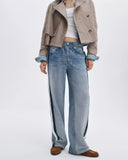 Rag & Bone Miramar Sport Stripe Track Pants Coney Navy White Stripe
