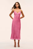LoveShackFancy Lomira Dress Muted Cranberry
