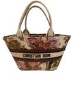 Dior Panier Champeau Canvas 2 Way Tote Bag Multicolor