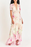 LoveShackFancy Roupell Dress Garden Sunset