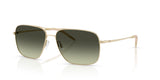 Oliver Peoples Clifton Gold Frame w/ G-15 Crystal Gradient Lens Sunglasses