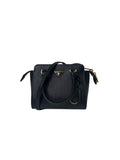 Prada Saffiano Leather Tote Bag Black w/ Gold Hardware