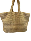 Saint Laurent Rive Gauche Raffia Tote Bag Natural