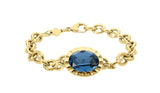 Qudo Tivola Unica Montana Stone Big Bracelet Gold