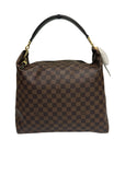 Louis Vuitton Portobello GM Bag Damier Ebene w/ Gold Hardware