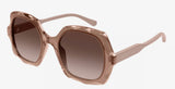 Chloe Brown Frame w/ Pink Copper Lens Sunglasses