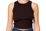 Citizens of Humanity Isabel Rib Tank Chocolate