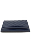 Gucci Microguccissima Leather Card Holder Navy