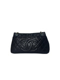 CHANEL Shoulder Tote Bag Black w/ Gold Hardware