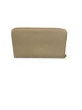 Prada Large Zippy Wallet White Saffiano Leather