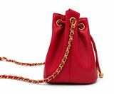 CHANEL Lucky Charms CC Bucket Bag Red w/ Gold Hardware