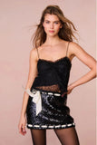 LoveShackFancy Ferni Top Black