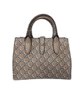 Gucci Jackie Small Tote Bag GG Shadow Taupe w/ Gold Hardware