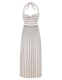 Zimmermann Daylight Twist Midi Dress Cream/Black