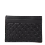 Gucci Microguccissima Leather Card Holder Black