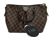 Louis Vuitton Sienna PM Damier Ebene Bag  w/ Gold Hardware