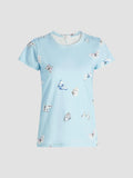 Rag & Bone All Over Tammy Butterfly Tee Light Blue