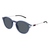 Gucci Kaitlyn Blue/ Silver Frame w/ Grey Lens Sunglasses