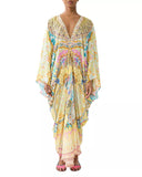 Camilla T-Shape Long Kaftan Barcelona Bebe O/S