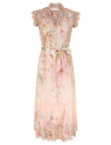 Zimmermann Flutter Dress Cream Aviary