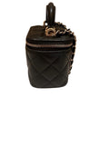 CHANEL Small Vanity Case Lambskin Black