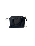 Prada Saffiano Leather Tote Bag Black w/ Gold Hardware