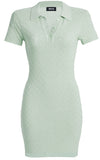 SER.O.YA Bea Knit Mini Dress Frosted Sea