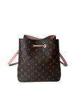 Louis Vuitton Monogram NeoNoe MM Pink Strap w/ Gold Hardware