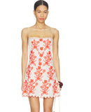 Amanda Uprichard Coraline Dress Natural Combo