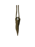 Prada Small Raffia Embroidered Triangle Logo Tote Bag Olive w/ Gold Hardware